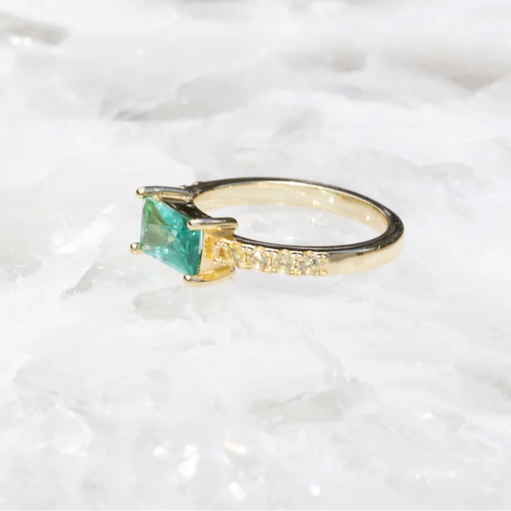 Native gem ring